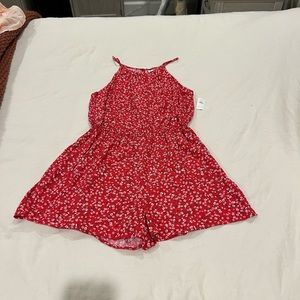 Brand new- Red floral jumper